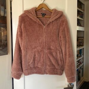 Cozy Pink Fleece Jacket